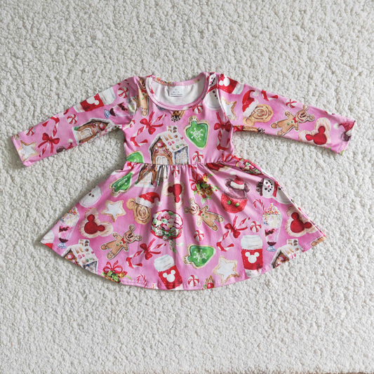 biscuits snack pink dress