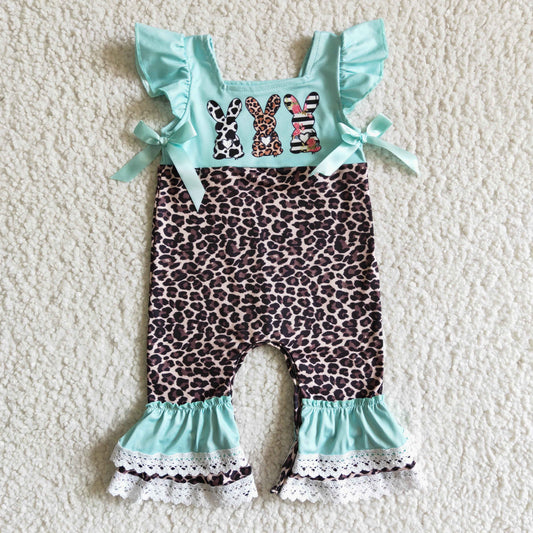 Easter rabbit girl romper