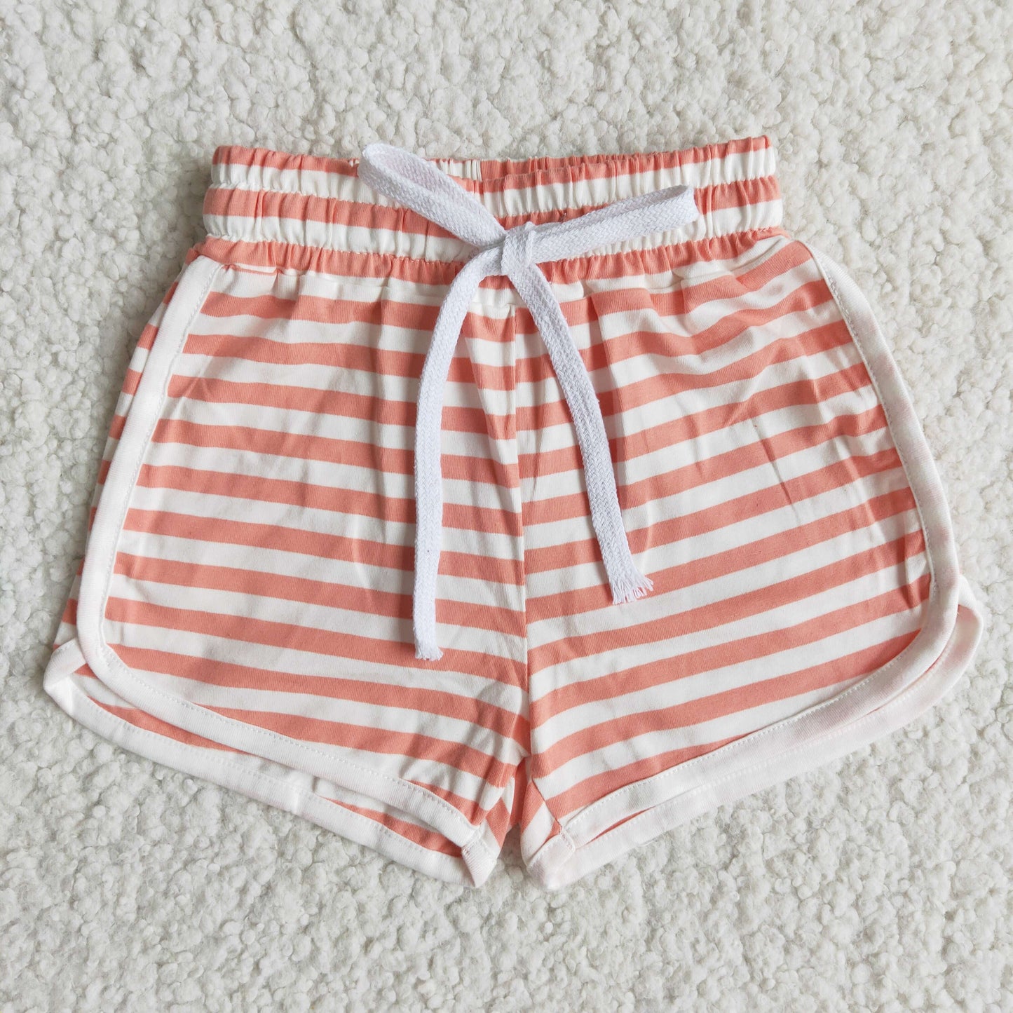 Pink stripe 100% Cotton shorts