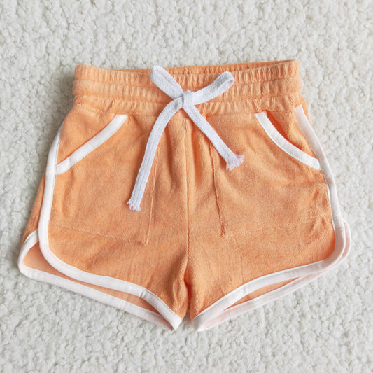 Orange 100% Cotton shorts-preorder