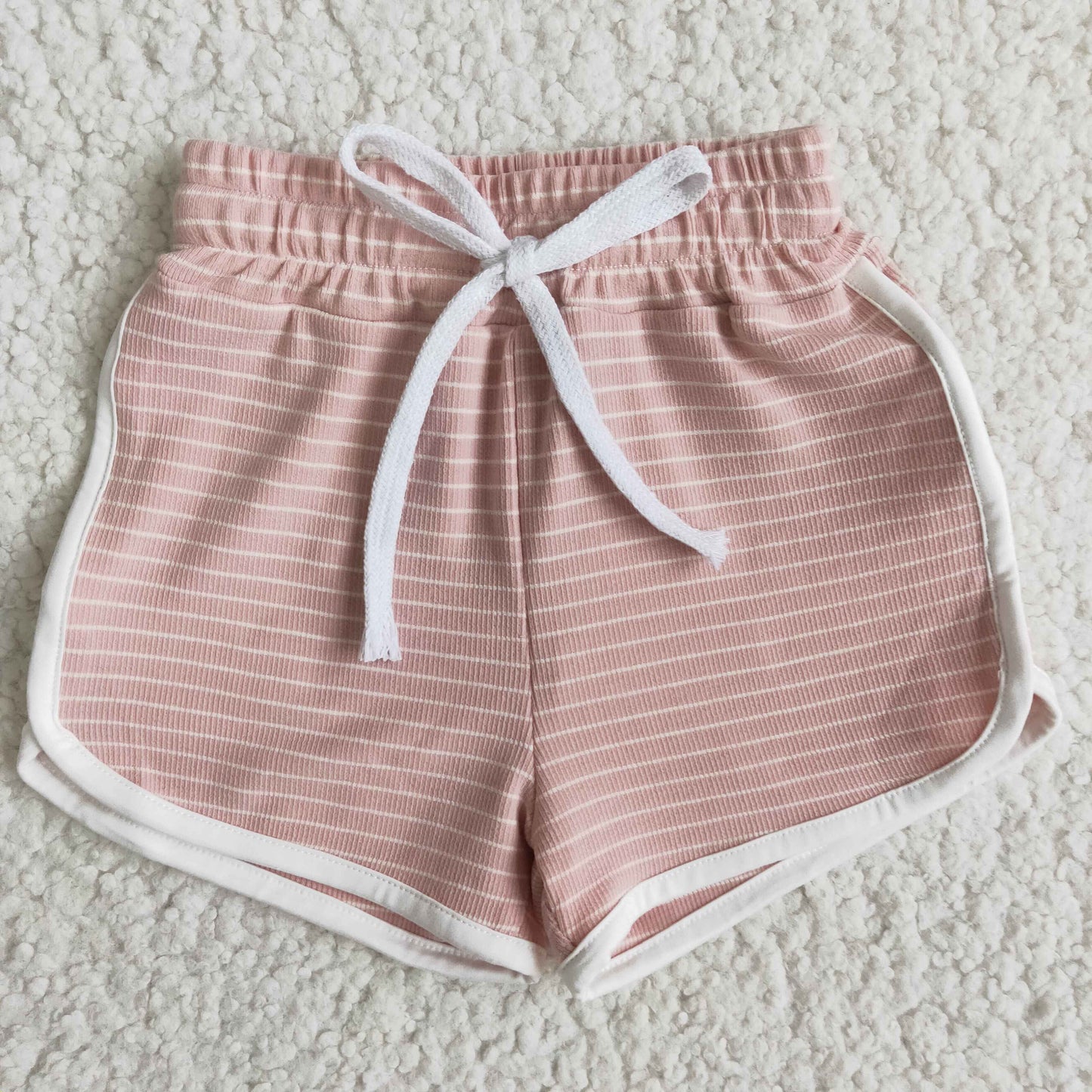 pink stripe 100% Cotton shorts