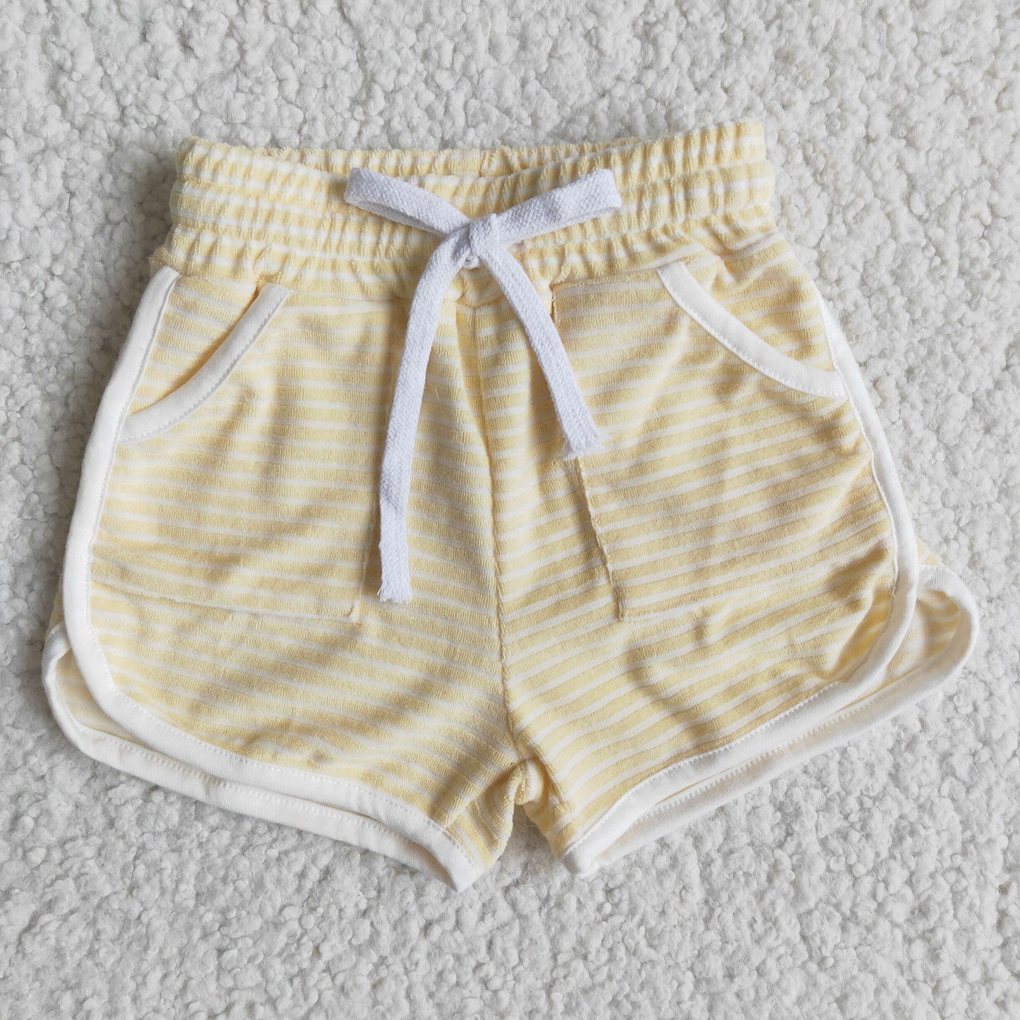 yellow stripe 100% Cotton shorts