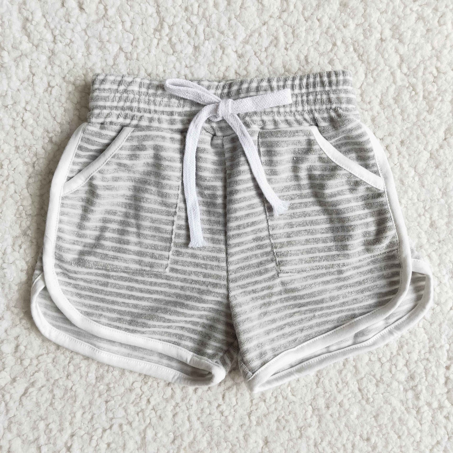 Grey 100% Cotton shorts