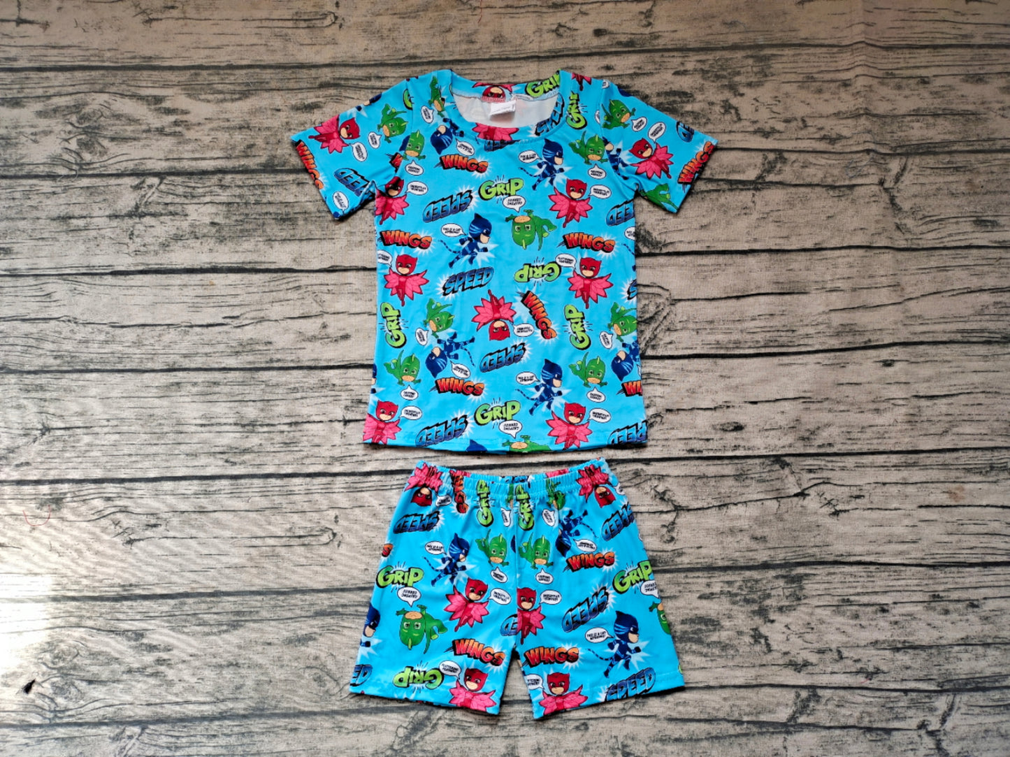 Cartoon Boy short sleeve shorts