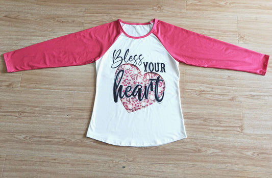 MOM ADULT bless your heart T-shirt