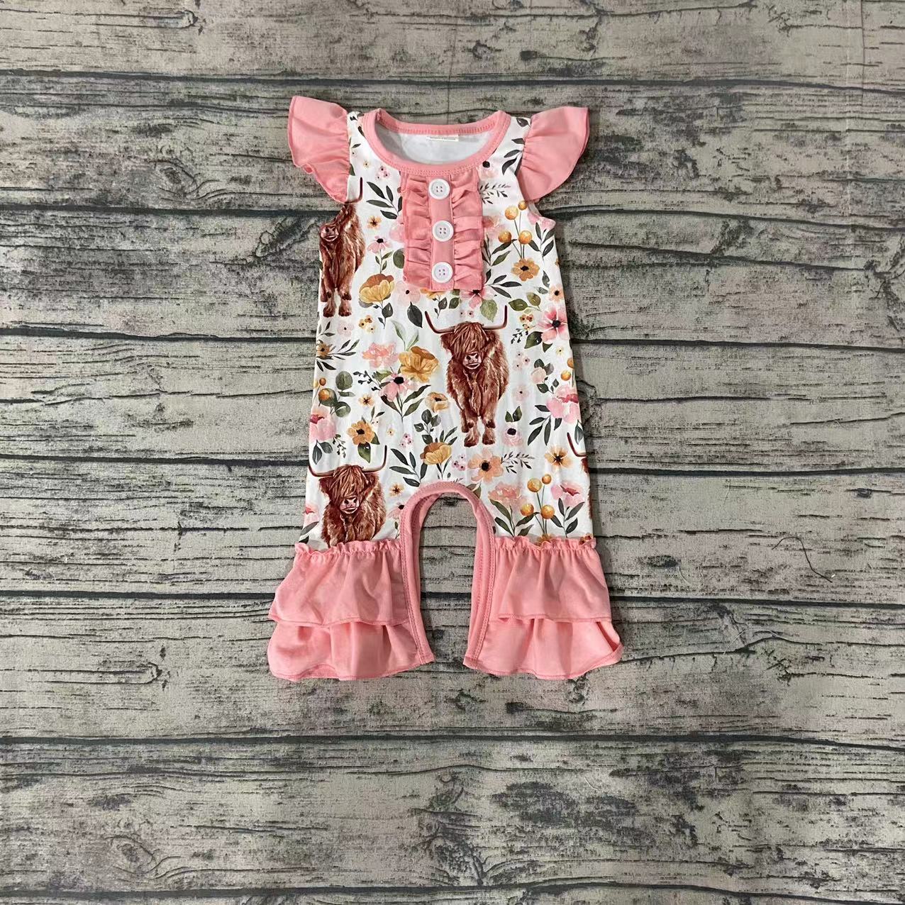 Heifer flutter sleeve romper