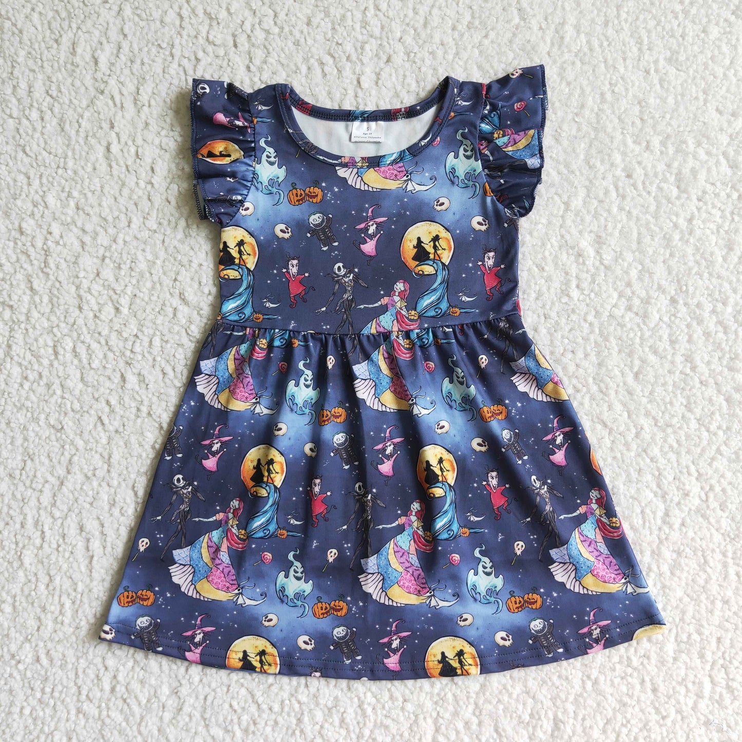 Kids Halloween cartoon Dress GSD0131