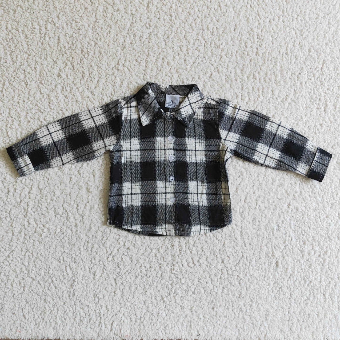 Black Plaid T-shirt