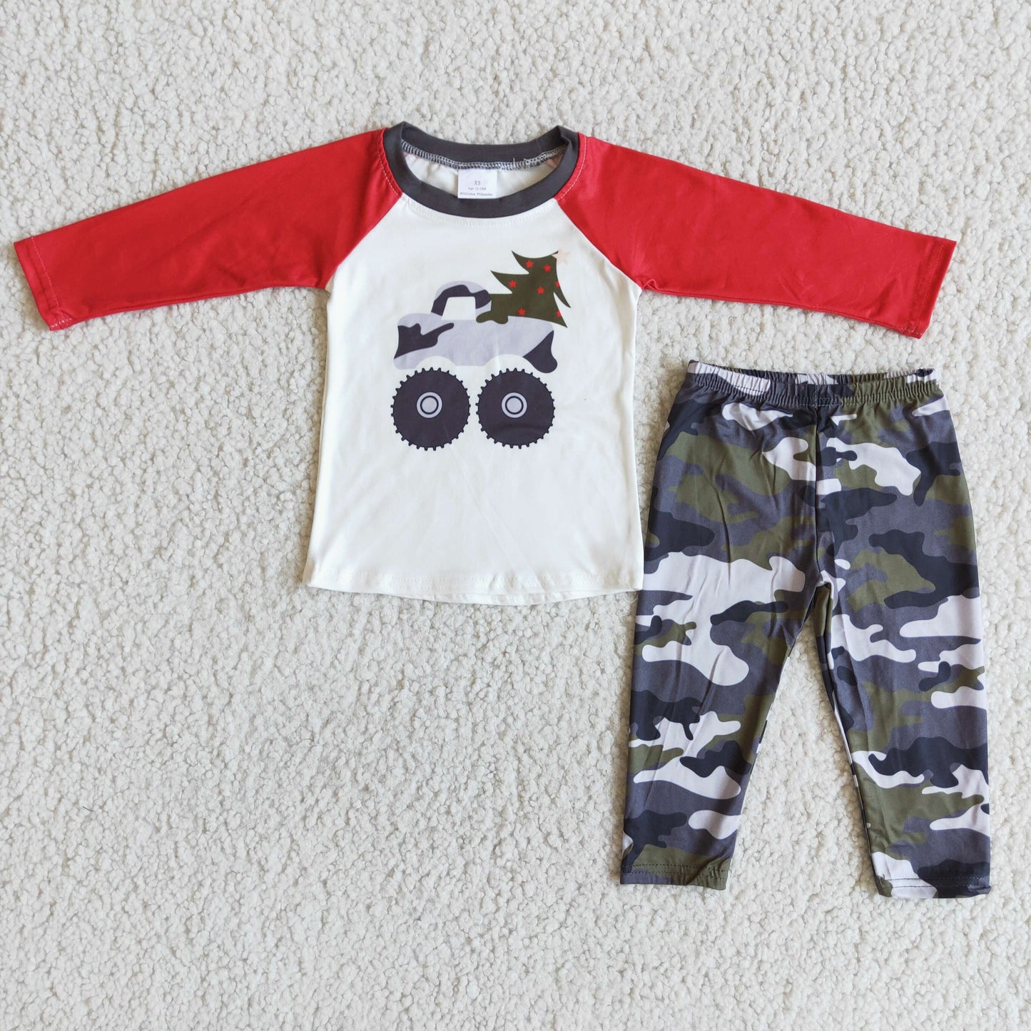 Christmas Tree Car Top Camo PANTS SET