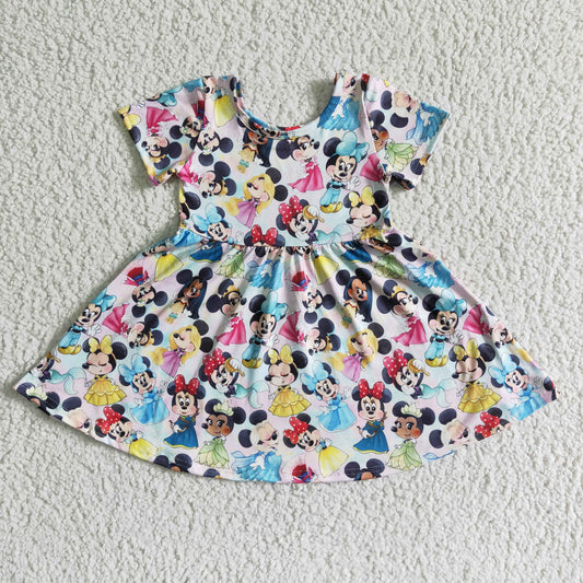 Mickey Girl short sleeve Dresses