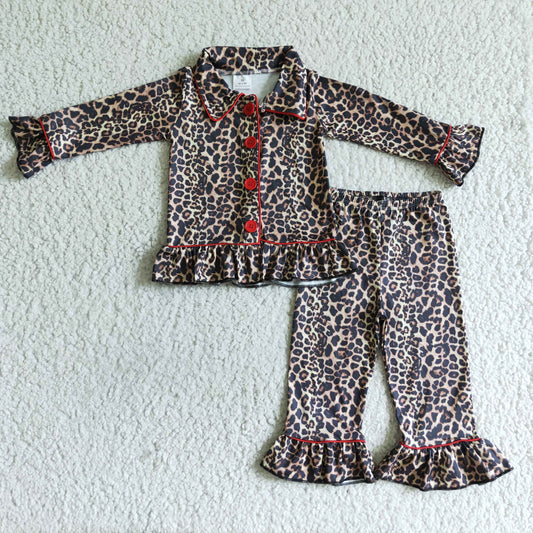 Leopard Girls Pajamas outfit