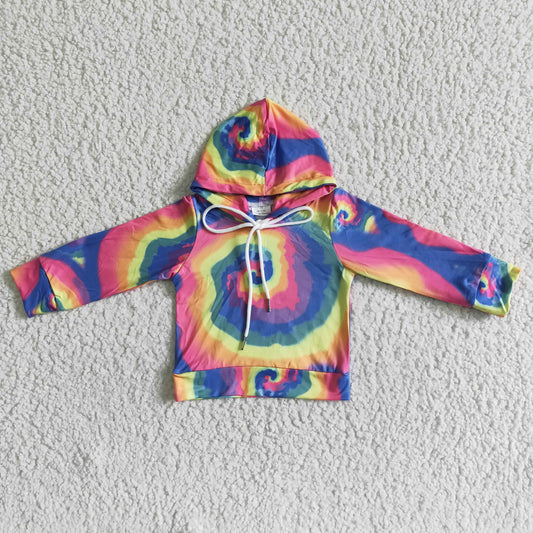 Tie-dye long sleeve outfit