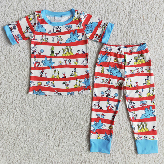 Cartoon Boy Pajamas Set