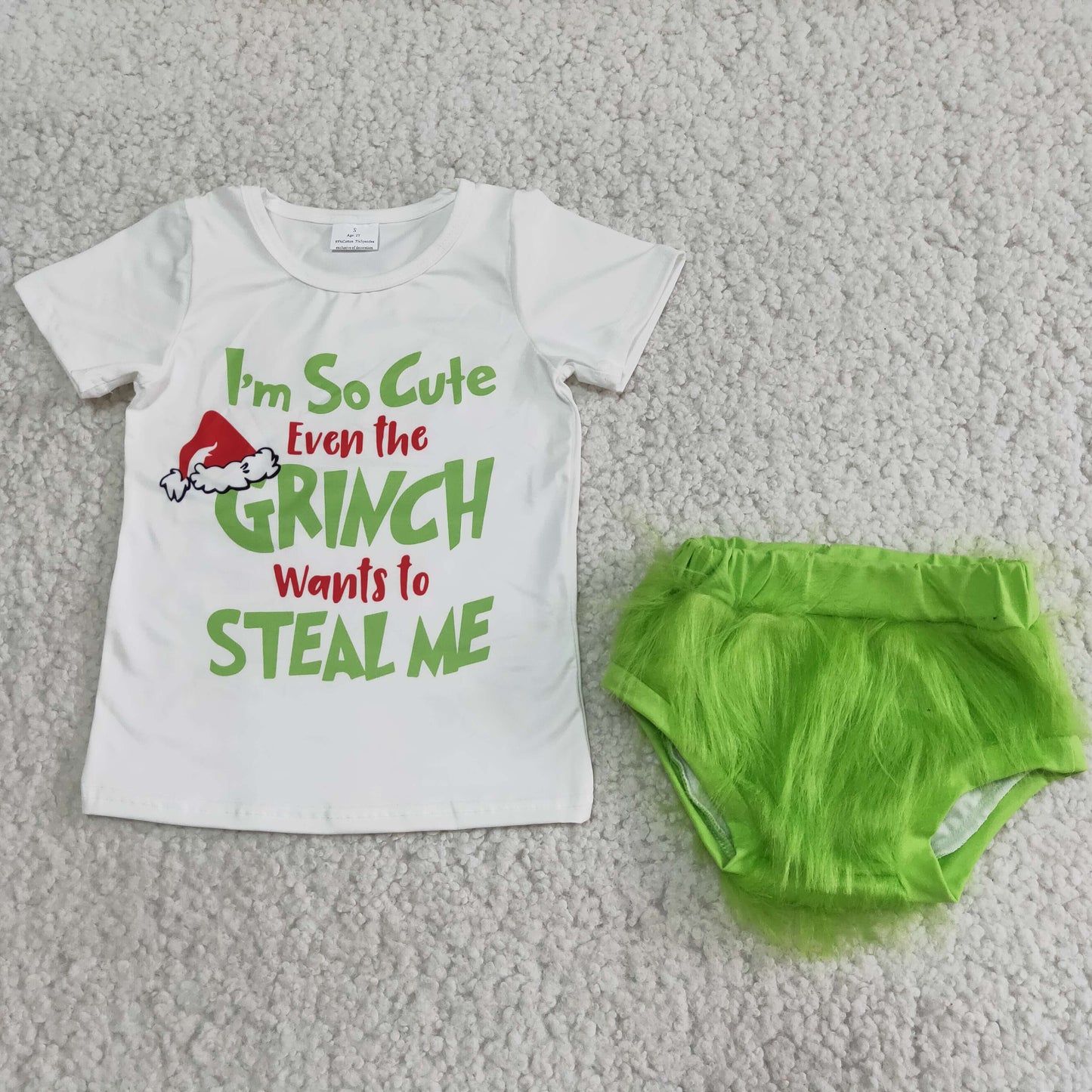 green cartoon outfit