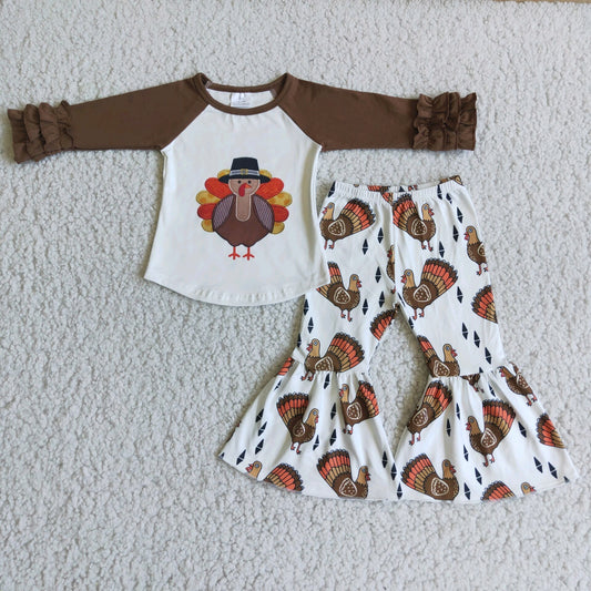 6 A23-19 Thanksgiving Turkey Girls Outfits-promotion 2023.10.9