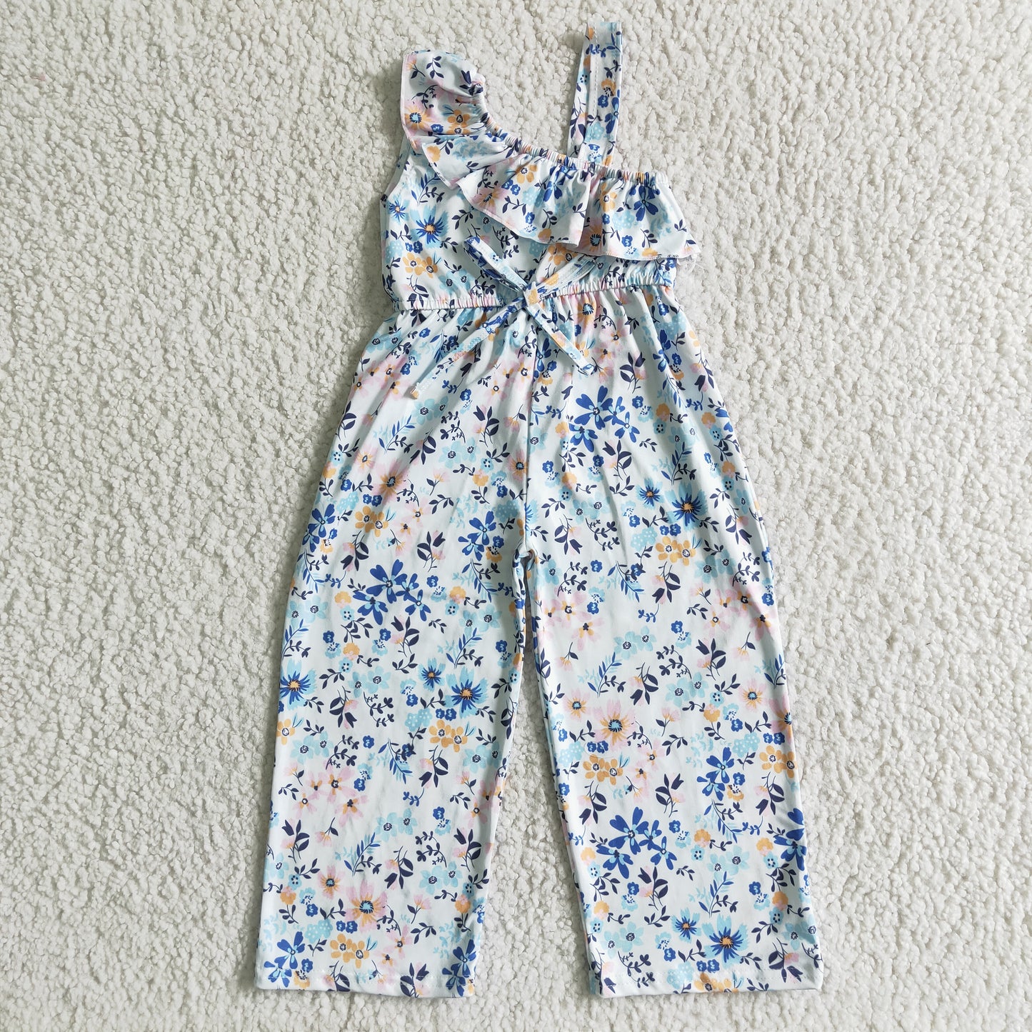 flower ruffle jumpsuit