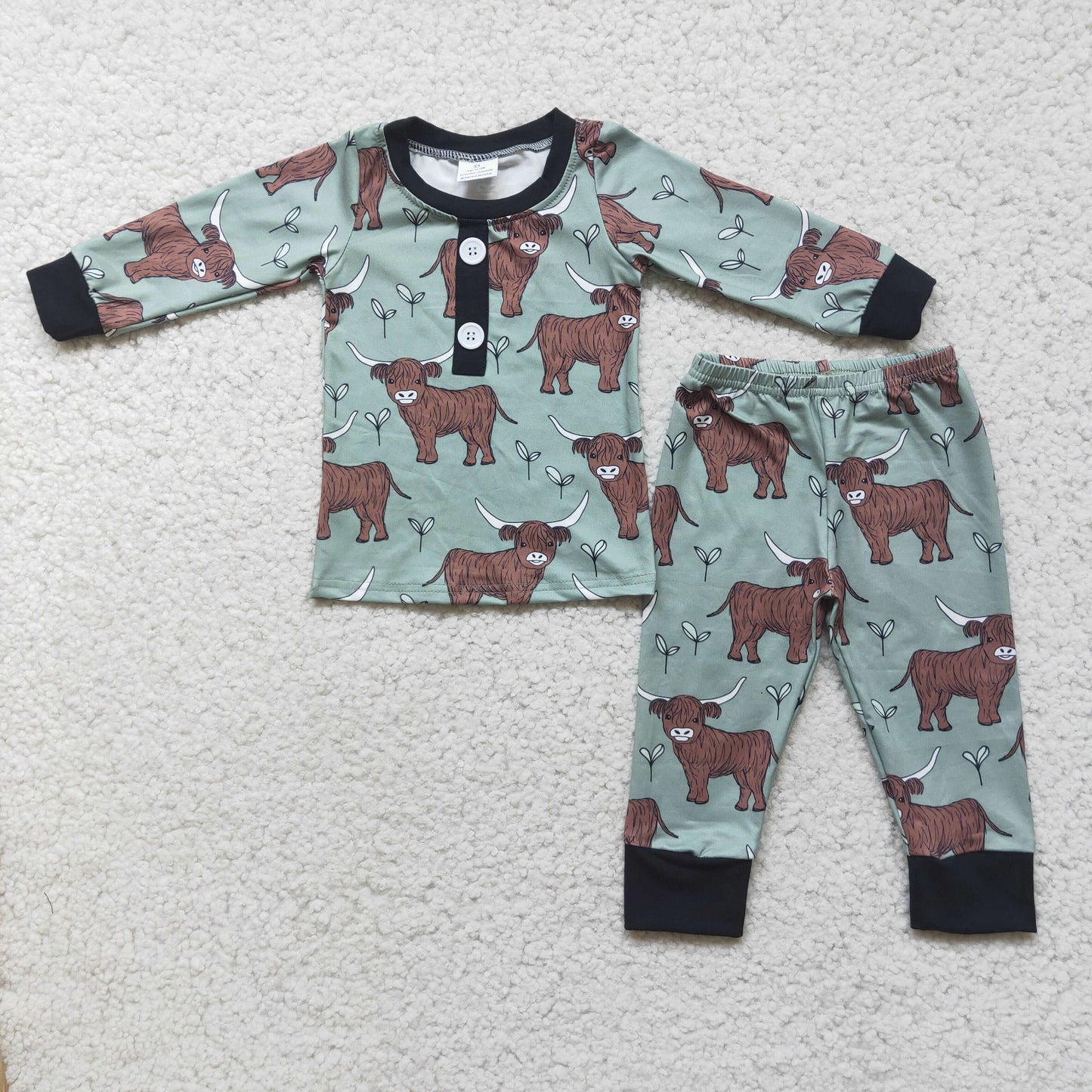 horse boy pajamas outfit