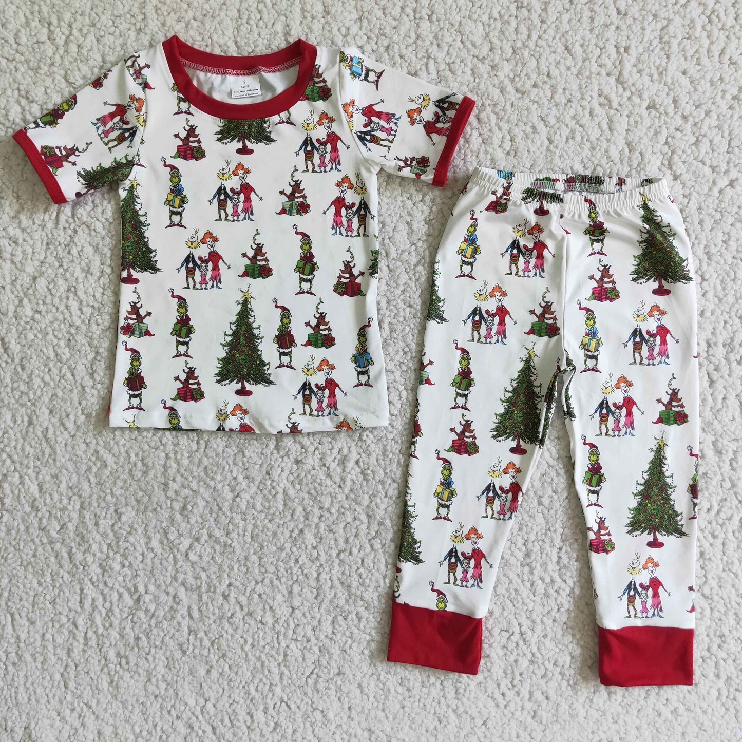 cartoon boy pajamas outfit