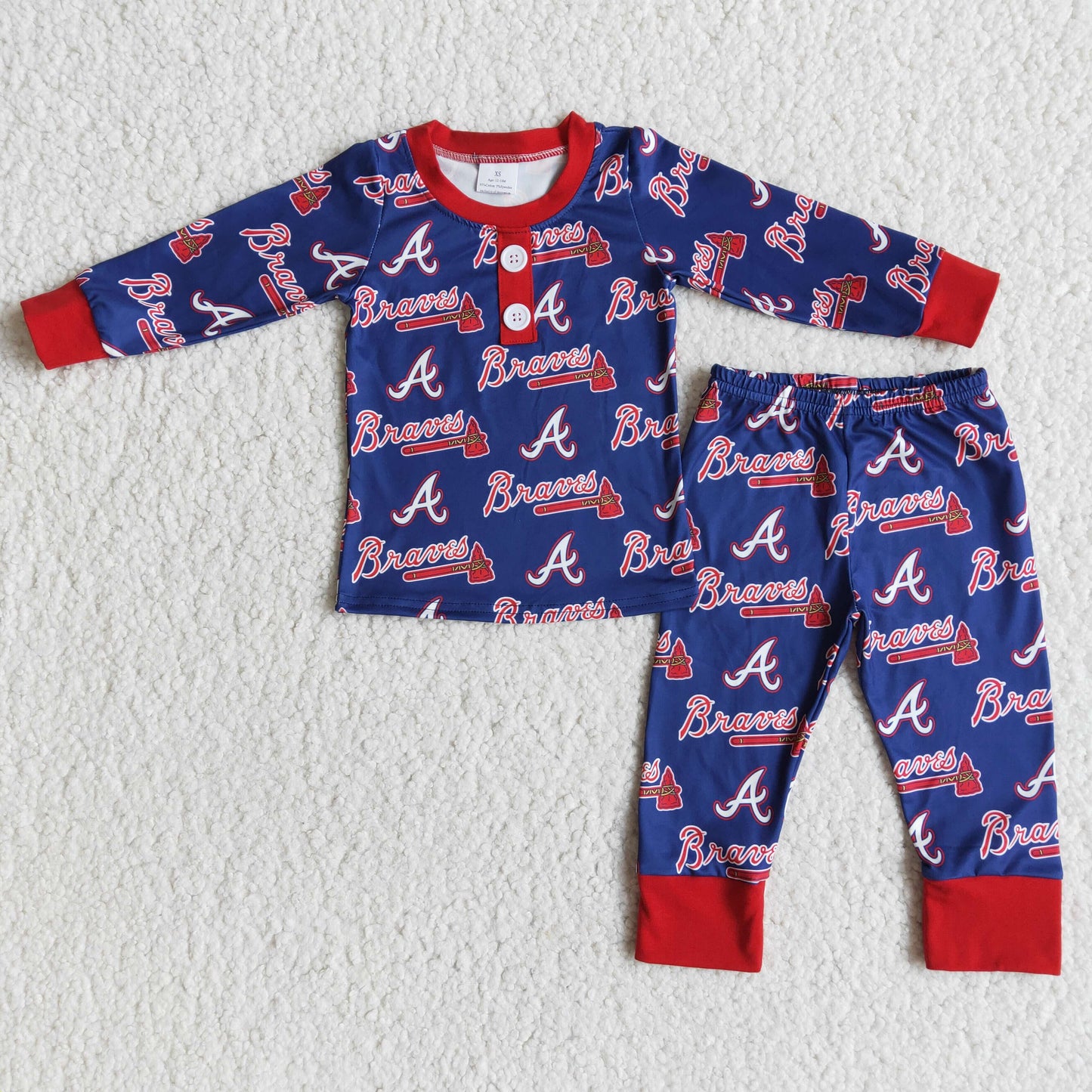 boy braves Legging pants set