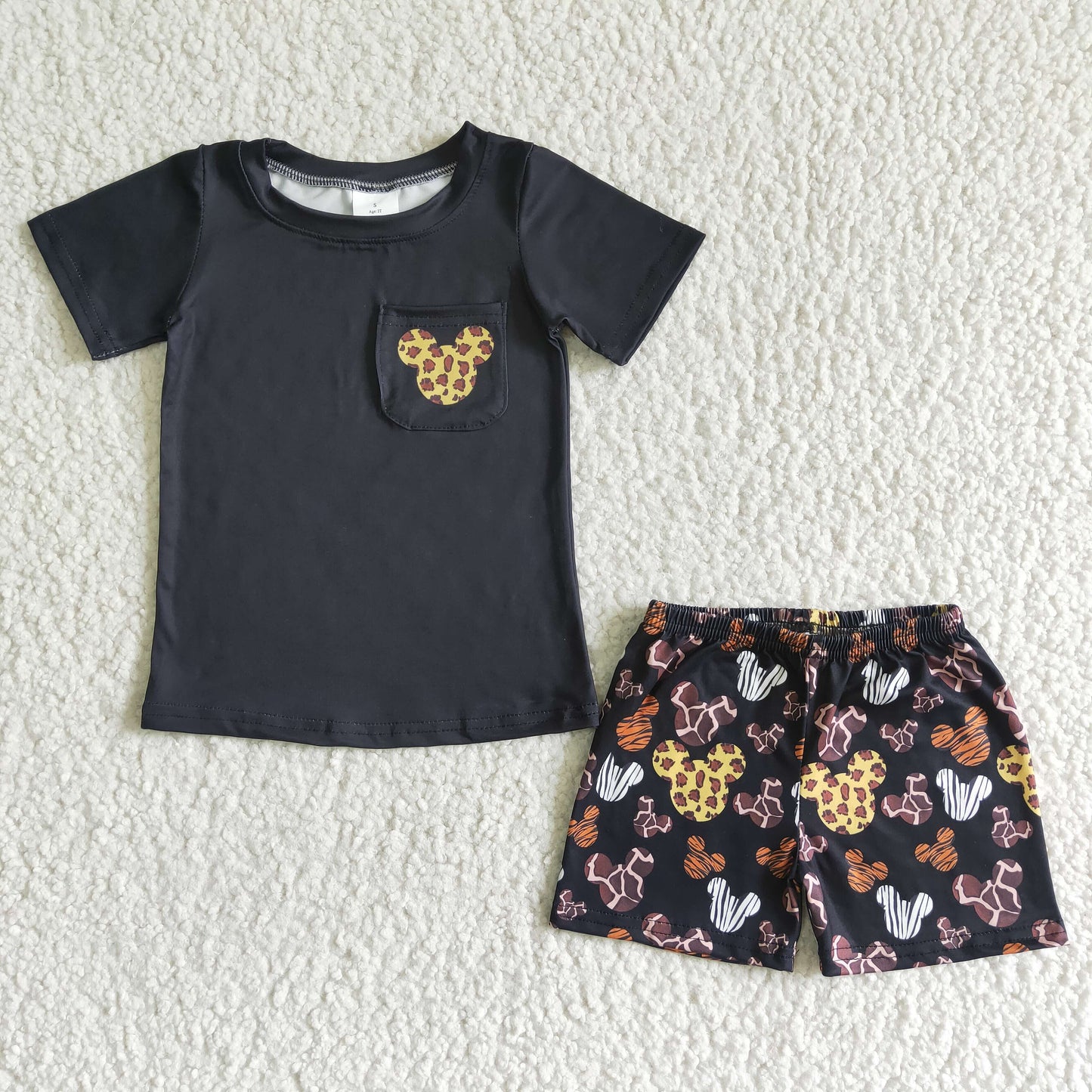 Mickey T-shirt boy Shorts Set