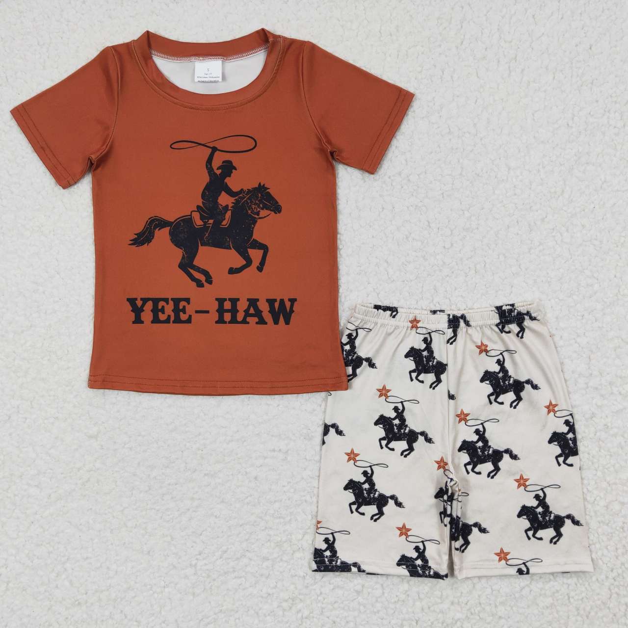 boys herdsman t-shirts+shorts sets BSSO0189