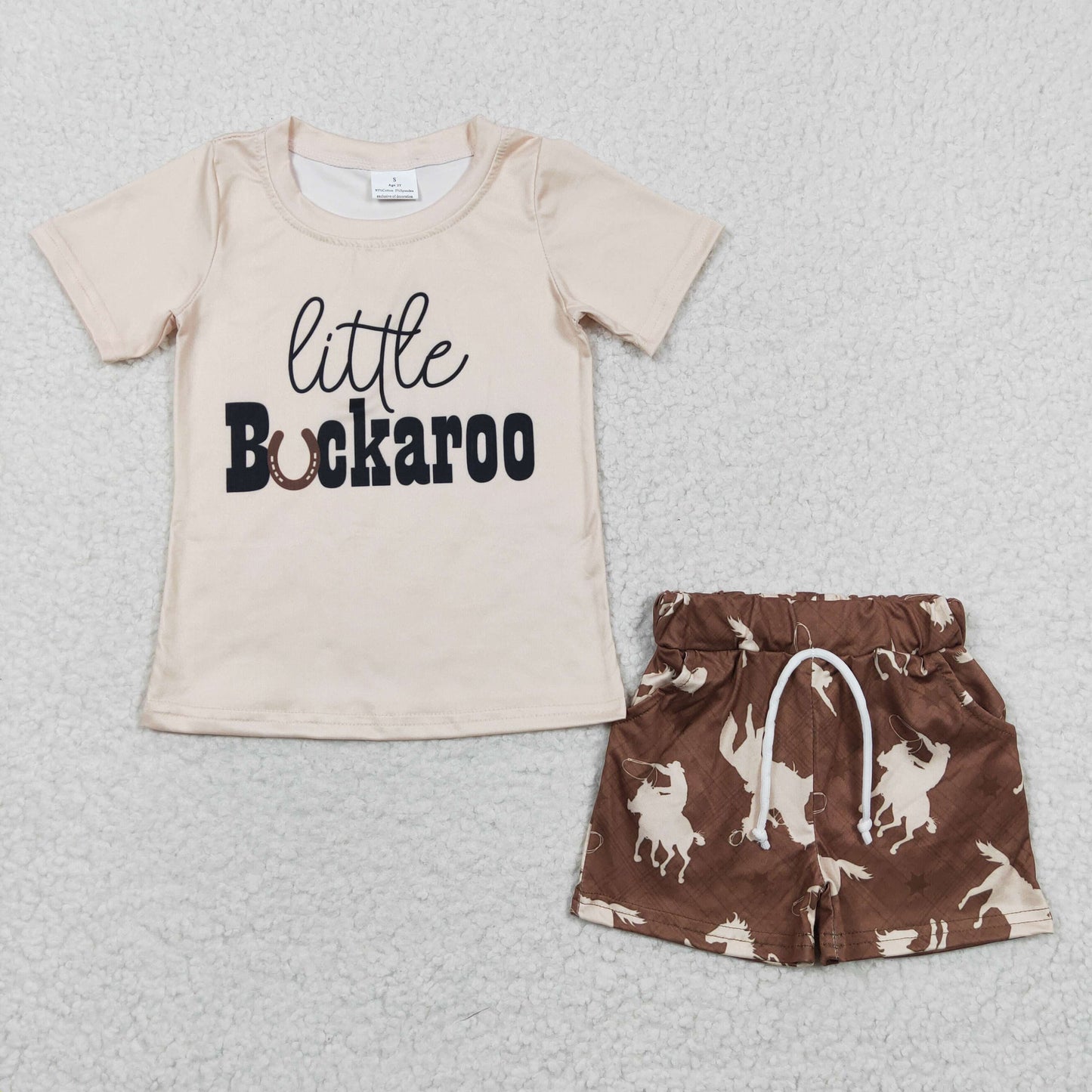 boys buckaroo t-shirts+shorts sets BSSO0229