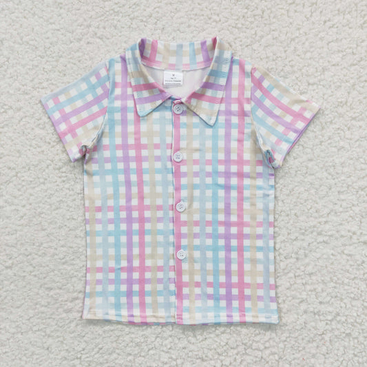 boys colorful stripe shirts BT0215