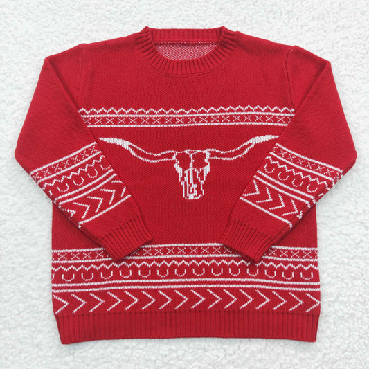 heifer kids red pullover sweater BT0218