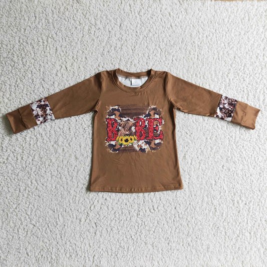 Western Brown Baby long sleeve T-shirt