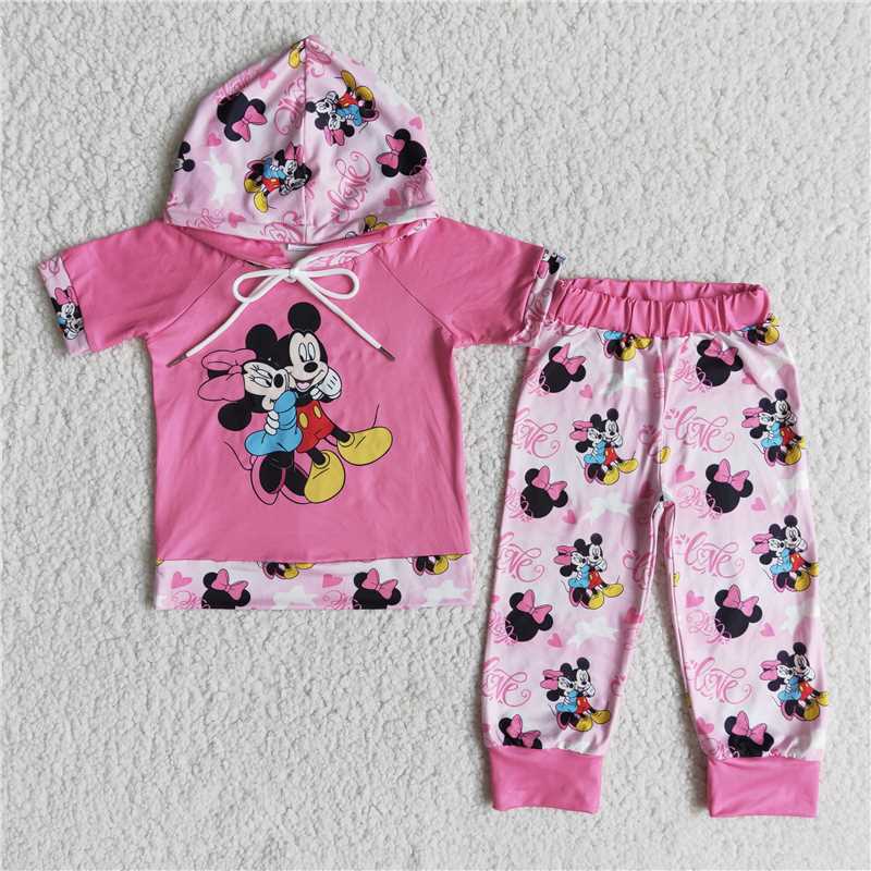 E6-27 pink cartoon hoodies suits-promotion 2023.12.2