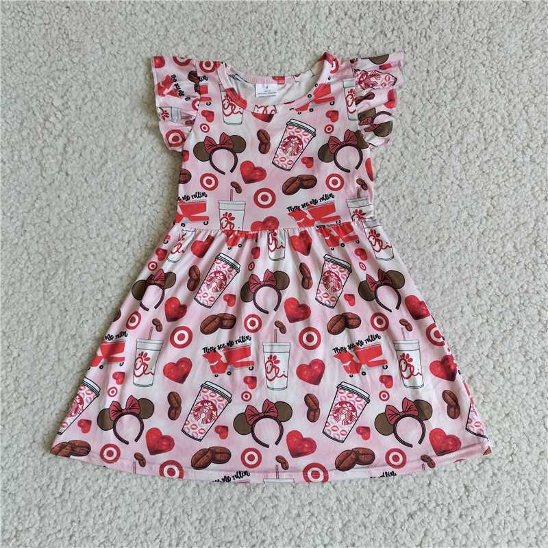 pink cartoon dress G4-17-2