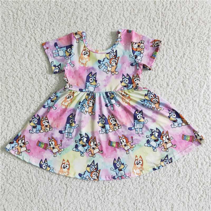 cartoon short sleeve dress GSD0025