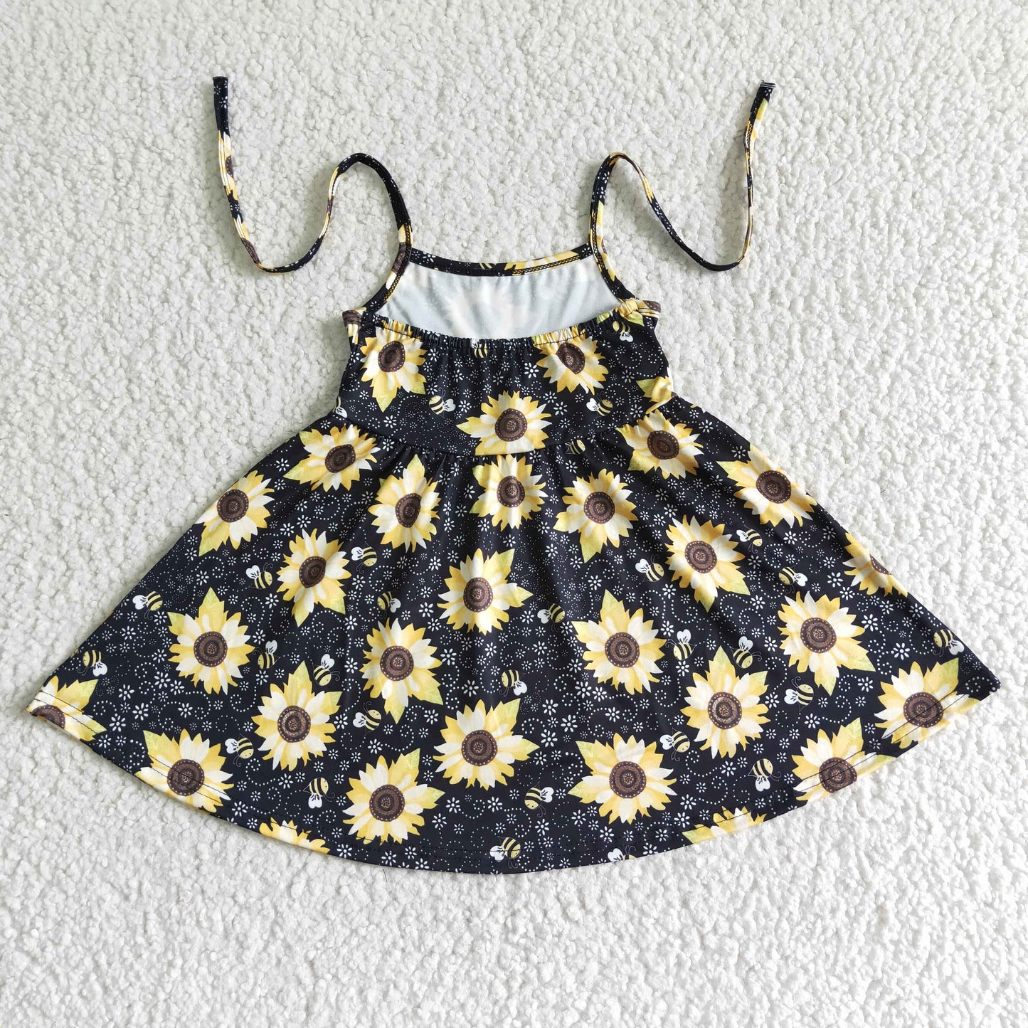 sunflower spaghetti strap dress GSD0036