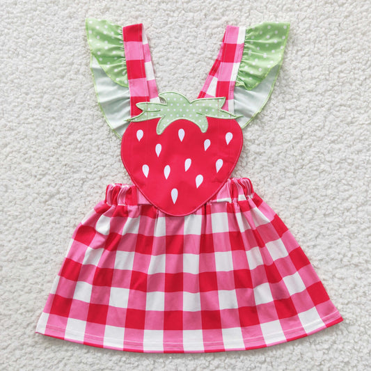 kids cute strawberry dress GSD0241