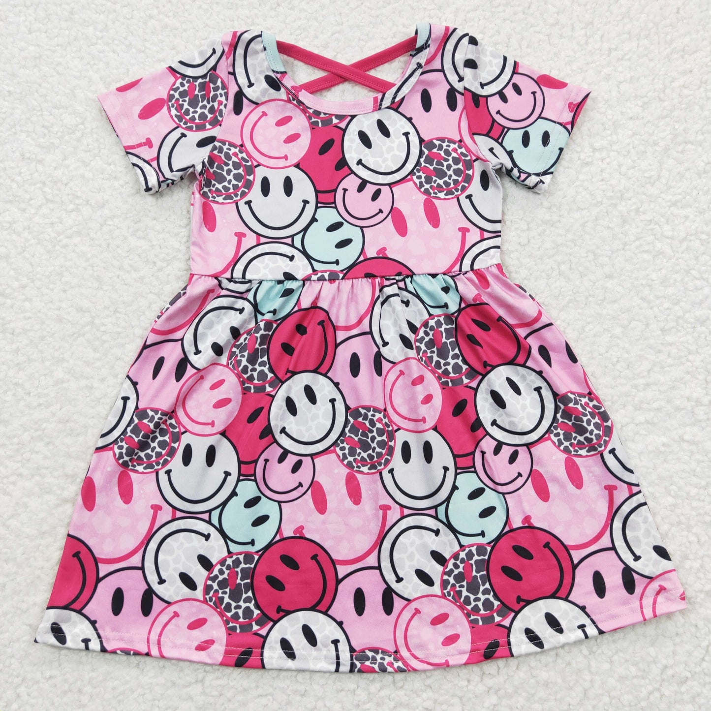 smile face rosy dress GSD0312