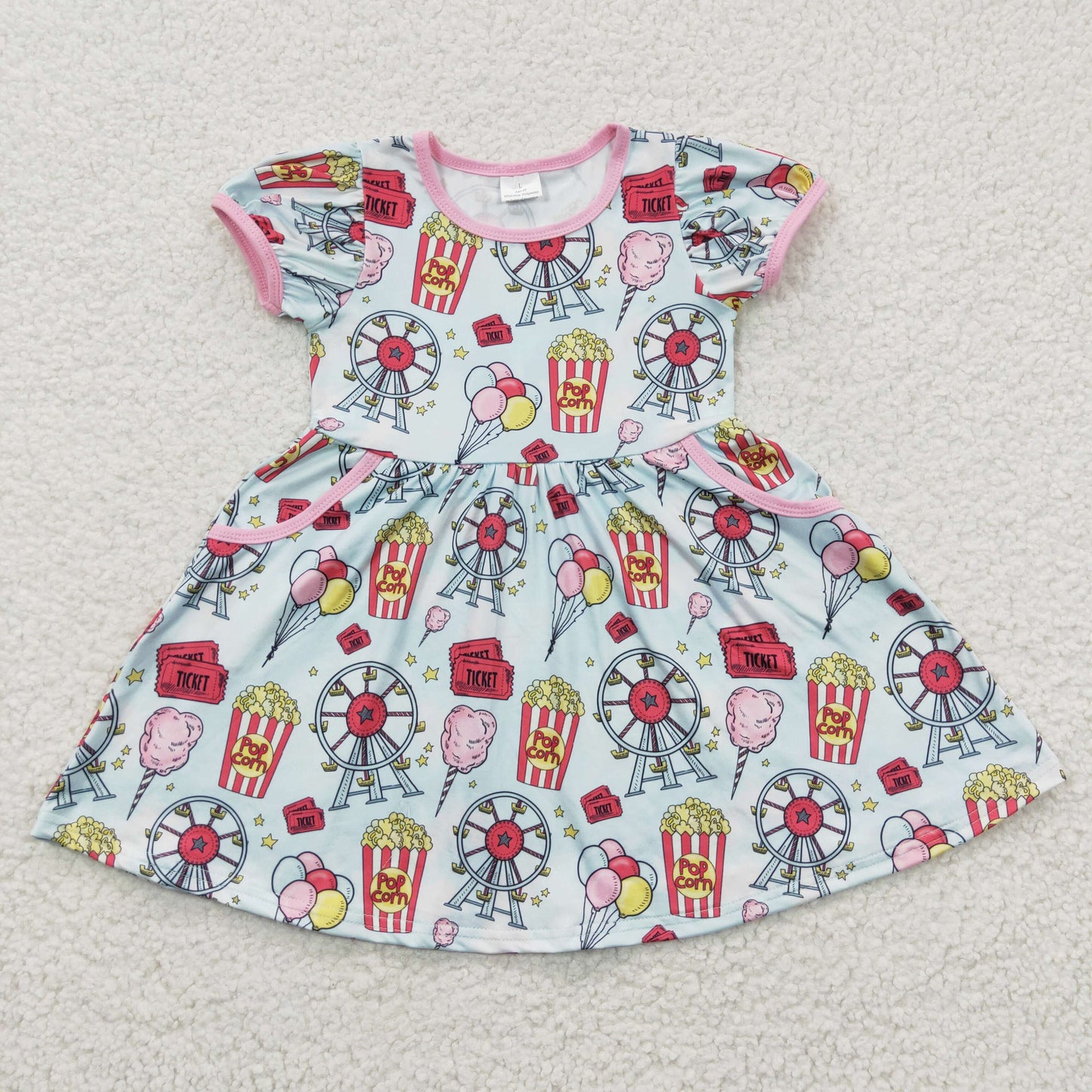 kids popcorn playground dress GSD0327