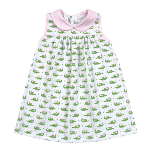 GSD0840 pre-order baby girl clothes crocodile girl summer dress