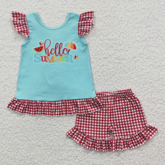 girls Hello Summer outfits GSSO0134