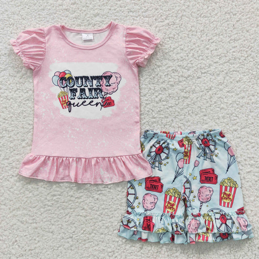 popcorn tops shorts set GSSO0260