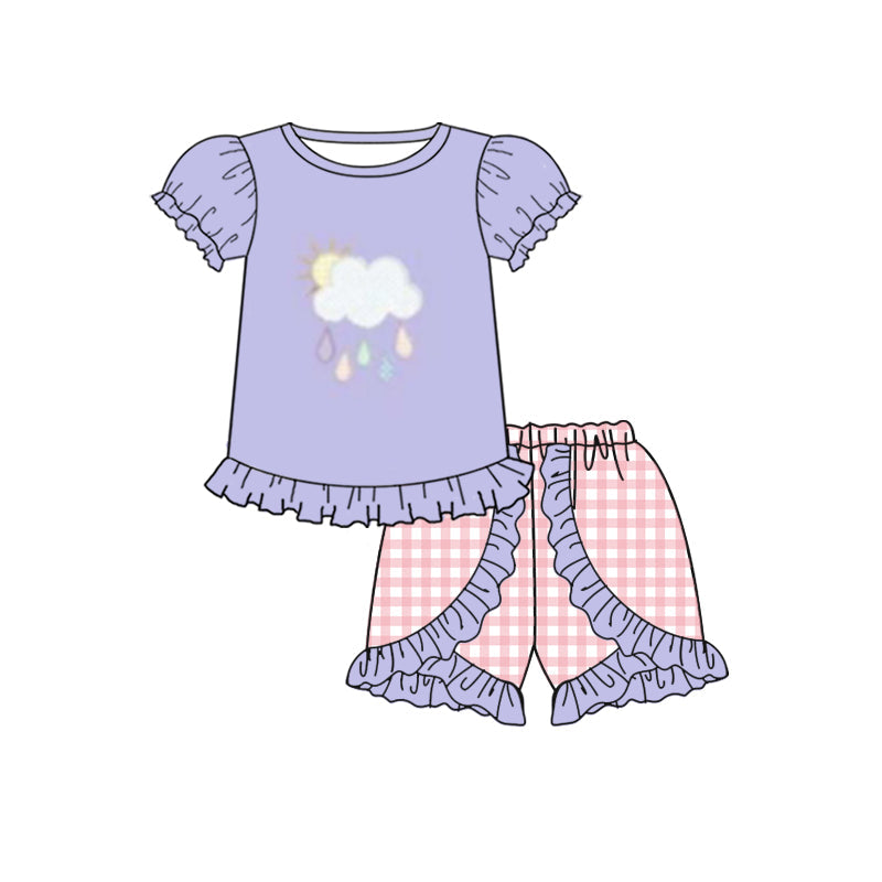 GSSO0657 pre-order baby girl clothes rain toddler girl summer outfit