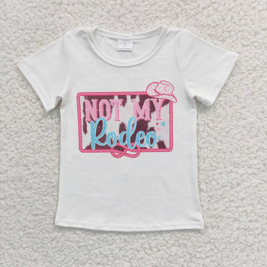 girls rodeo white t-shirts GT0139