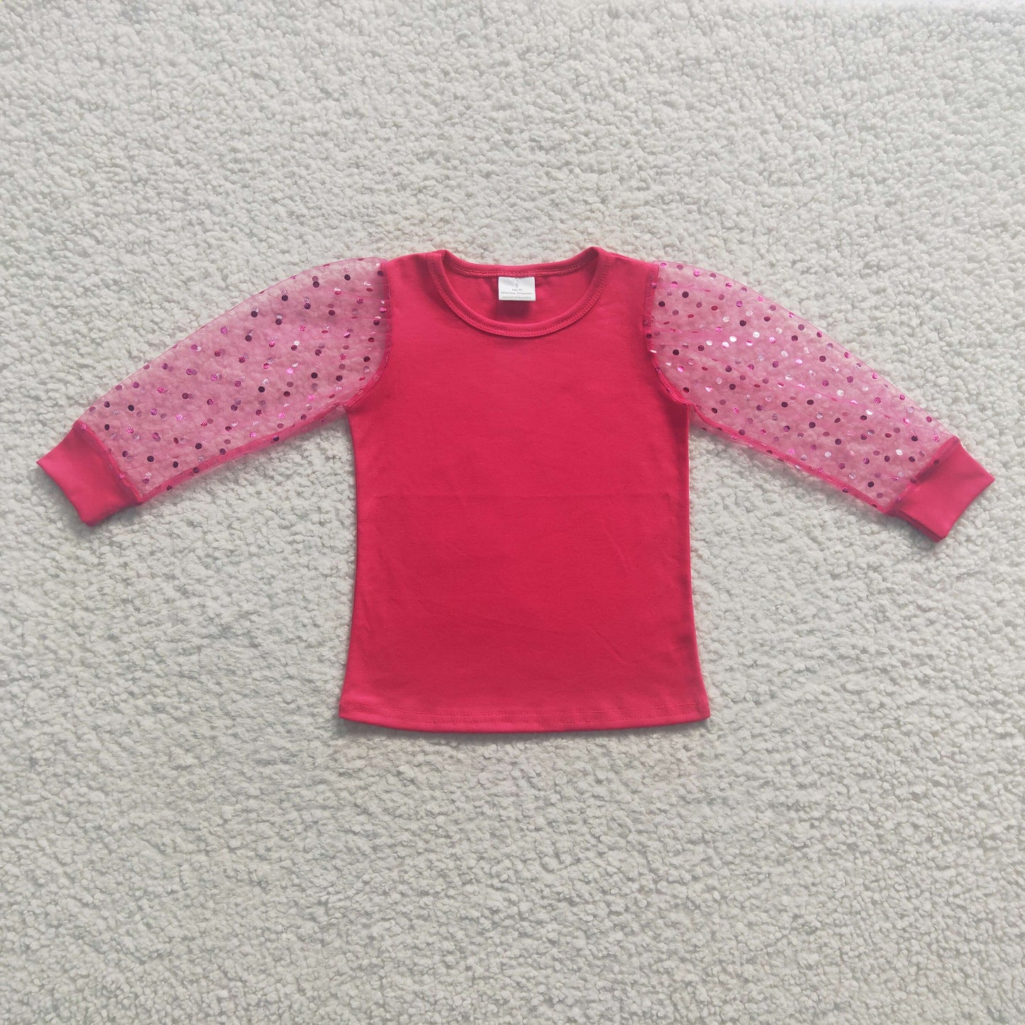 sequin sleeve t-shirts GT0176