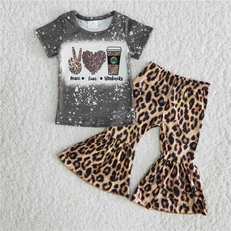 love peace top leopard pants outfit