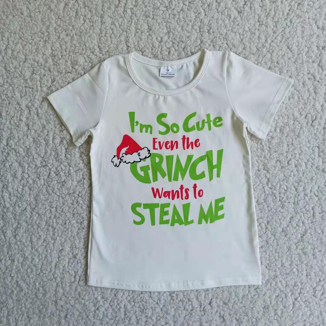 green cartoon t-shirts D4-1