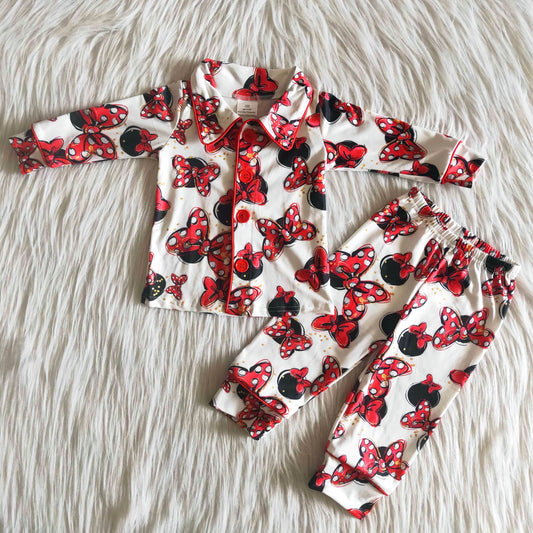 Red Bowknots Pajamas