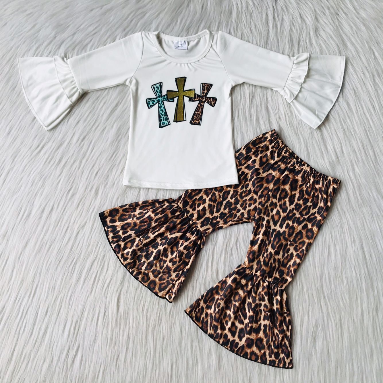 Easter Cross Leopard Set