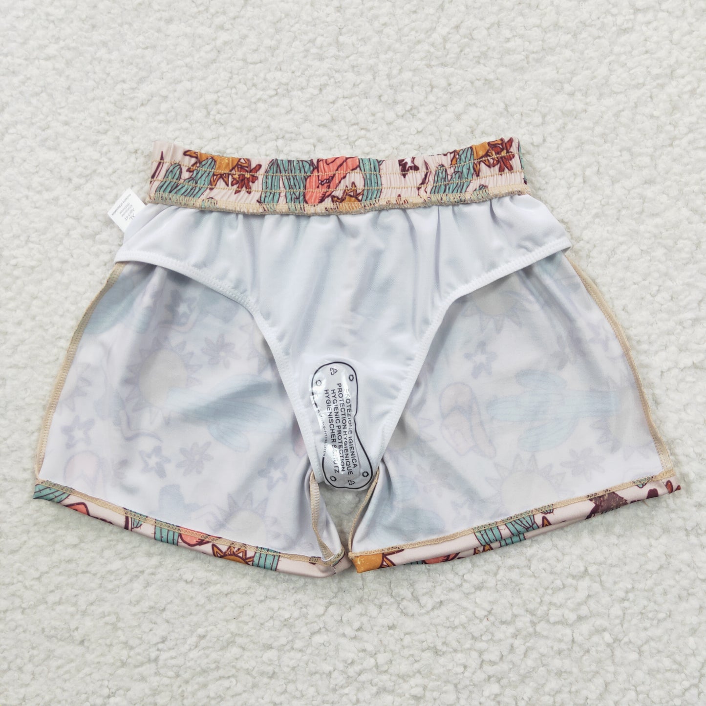 boys wild west swim trunk S0030