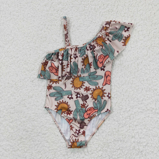 western style cactus & sun swimsuits S0034