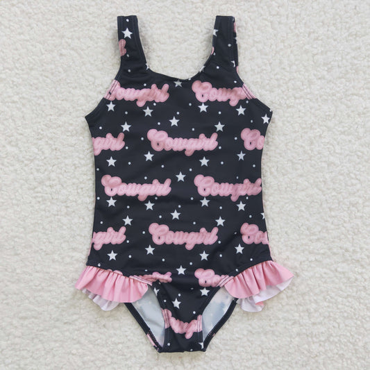 howdy letter swimsuits S0050