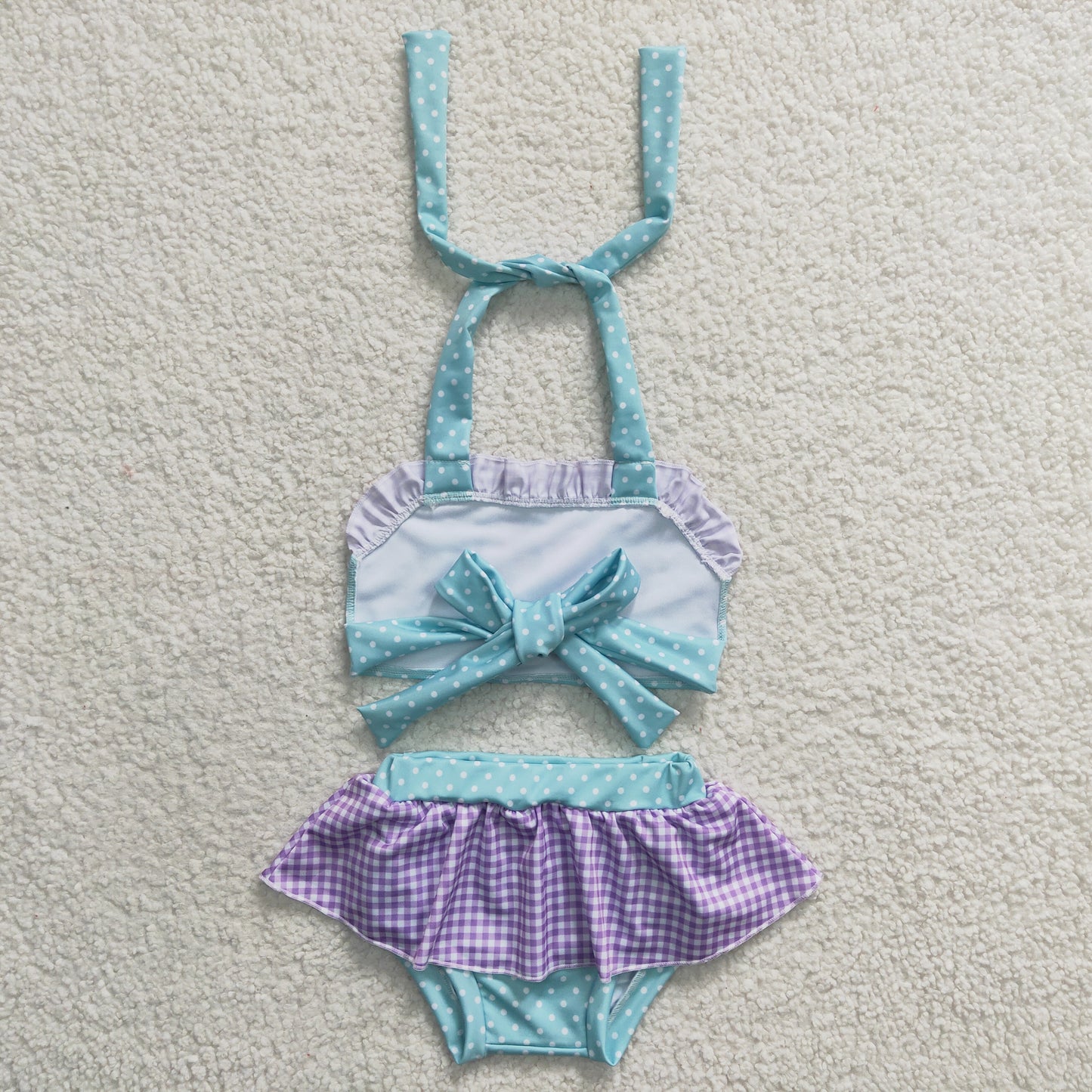 mint princess halter 2pcs swimwear S0056